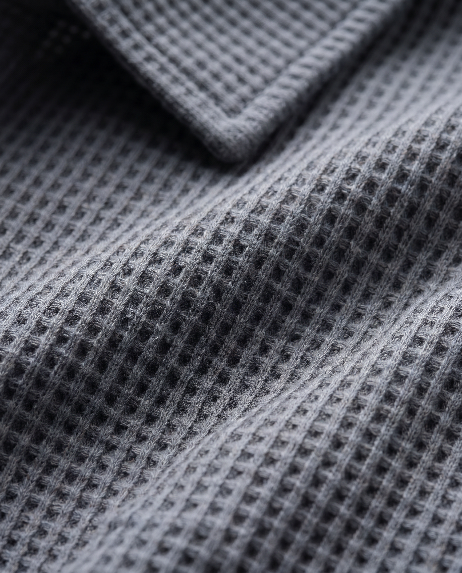 Thermal Knit Polo - White